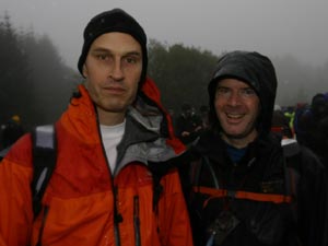 David and Ross at the start