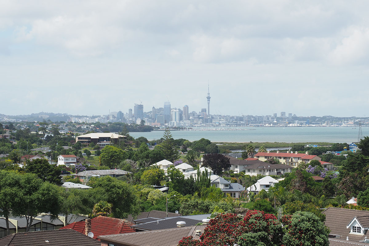 Downtown Auckland from Takapuna