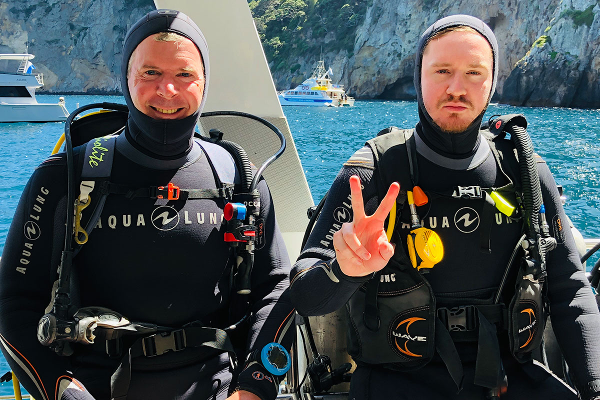 Ready to dive the Poor Knights