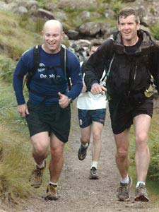coming down Snowdon