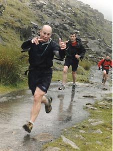 nearing the bottom of Snowdon