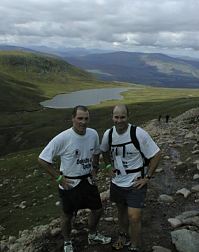 Andy and John on the Ben