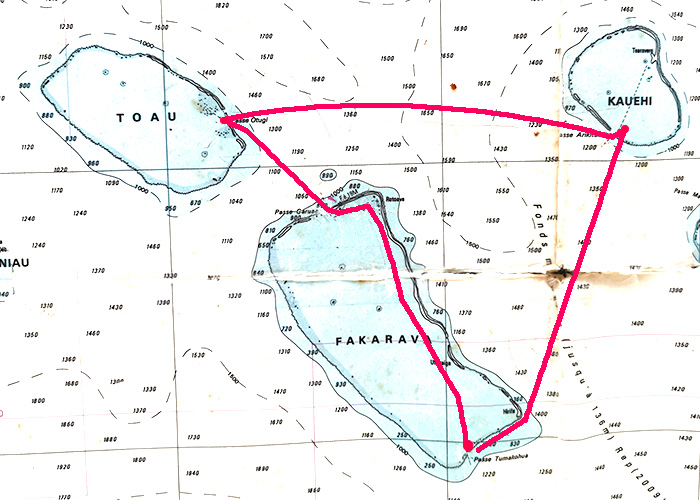 Tuamotu map